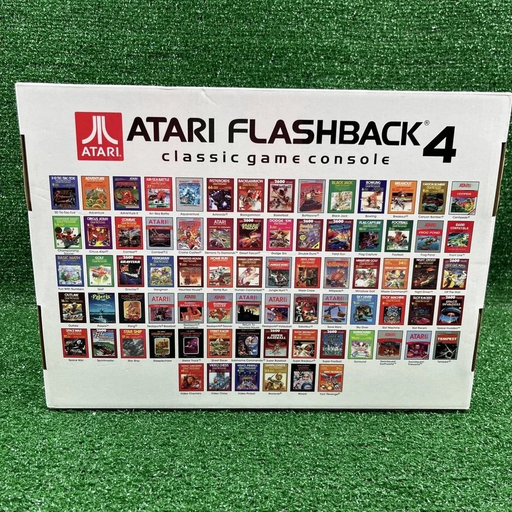Atari Flashback 4 Classic Game Console Special Edition 76 Games In Box No Poster